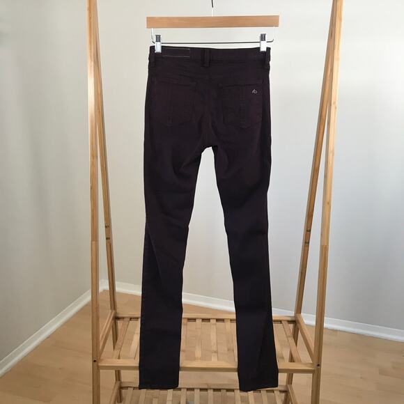Rag & Bone • The Skinny Jean Distressed Wine - Picture 3 of 6